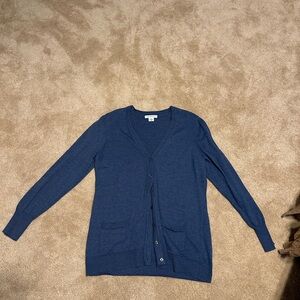 Liz Claiborne Deep Blue Cardigan Sweater